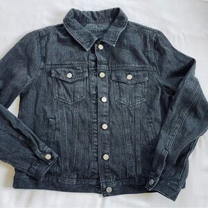 Forever 21+ Black Washed Denim Jacket